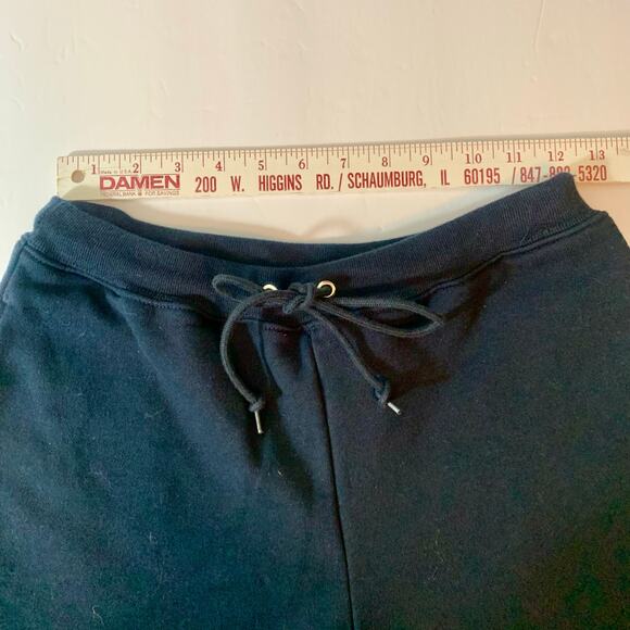 Lauren Ralph Lauren Womens Size P/S Fleece Drawstring Dark Blue Shorts Preppy - Picture 6 of 8